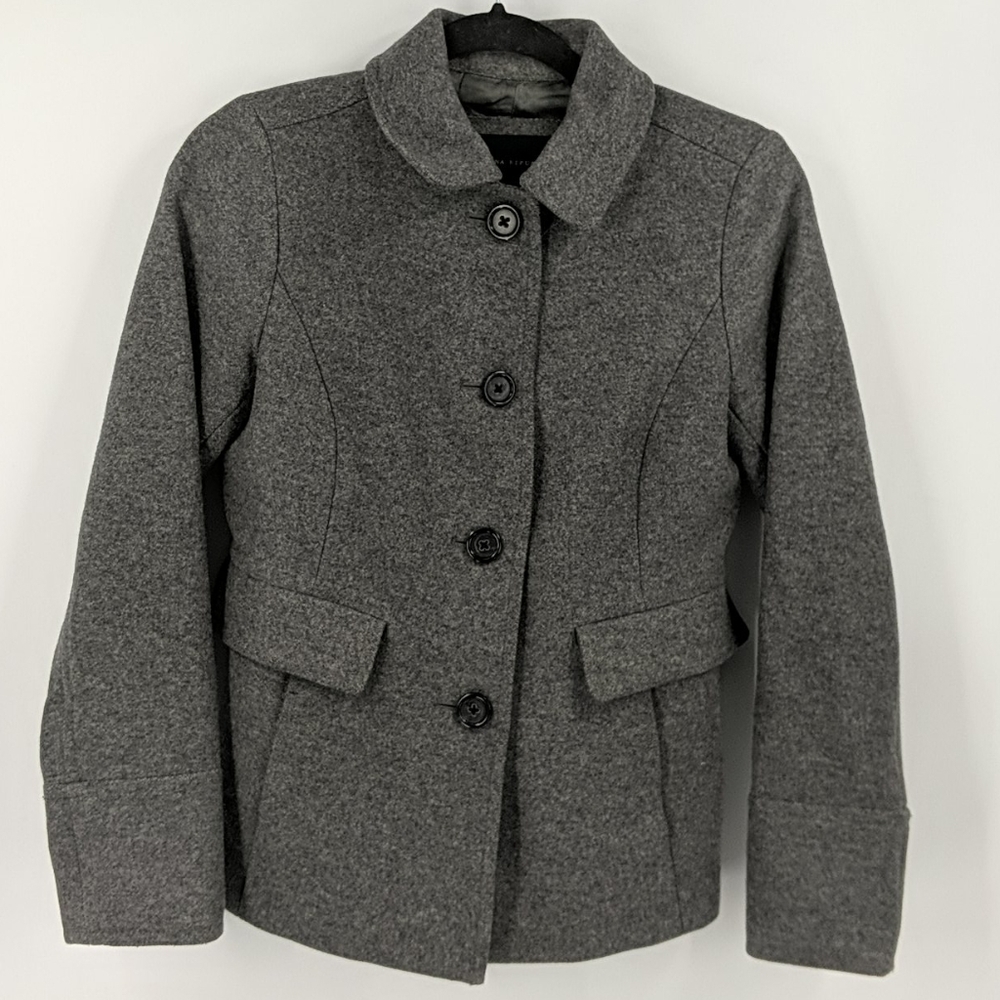BANANA REPUBLIC Wool Button Down Coat